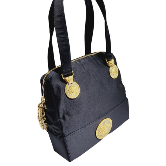 Gianni Versace Vintage Black Medusa Bag - Picture 2 of 9
